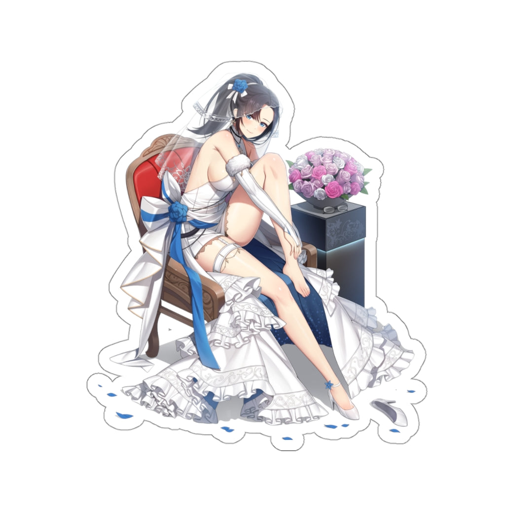 Counter Side Sexy Wedding Dress Seo Yoon Waterproof Sticker - Ecchi Vinyl Decal