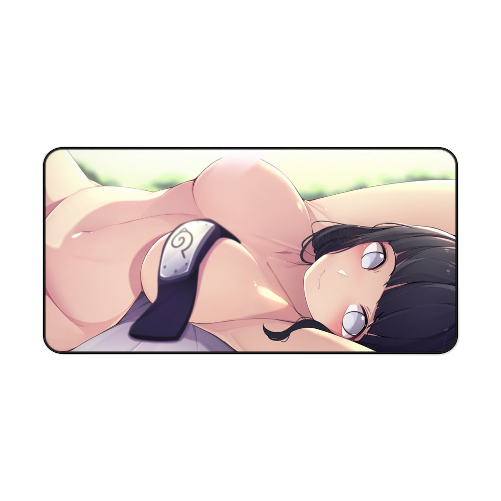 Nude Hinata Naruto Desk Mat - Non Slip Mousepad