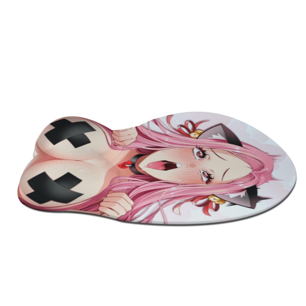 Anime 3D Boobs mousepad with Wrist Rest | Sexy Oppai Mouse pad for PC | Oppai mousepad with wrist support