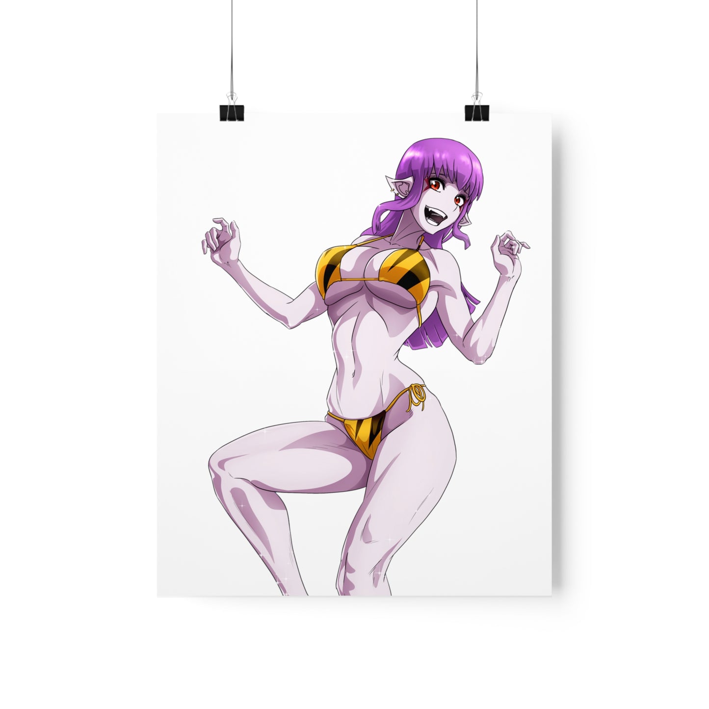 Solo Leveling Poster - Premium Matte Vertical Poster - Esil Radiru Bikini Waifu Ecchi Anime Wall Art Decor