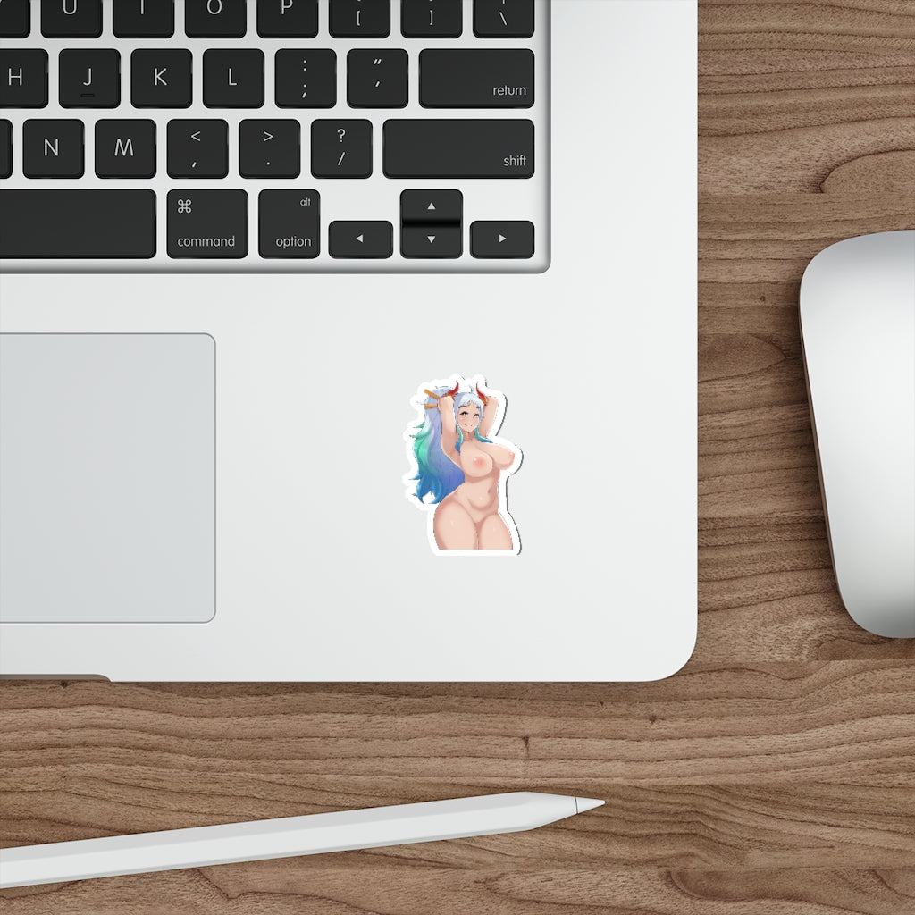 Nude Yamato One Piece Waterproof Sticker - Ecchi Vinyl Decal