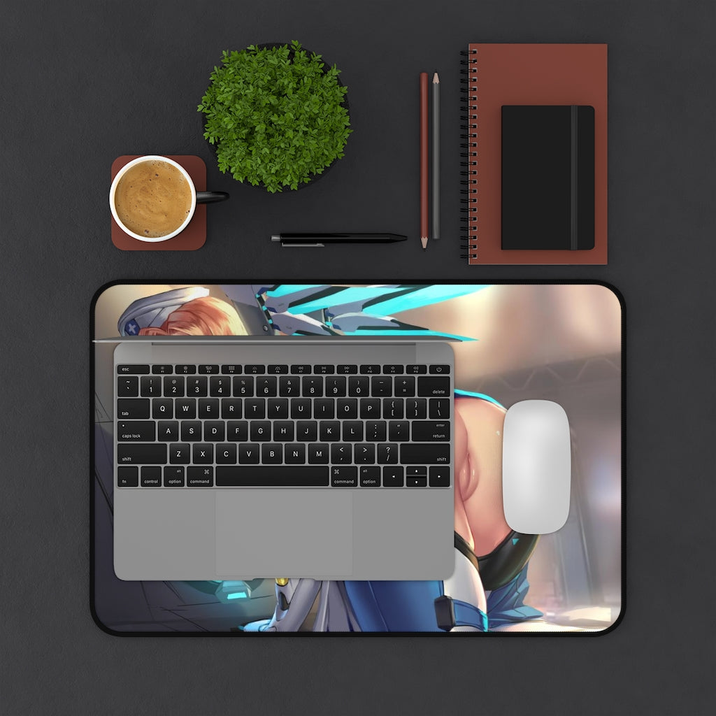 Hentai Nude Butt Mercy Combat Medic Ziegler Overwatch Desk Mat - Lewd Mousepad - Gamimg Girl Playmat