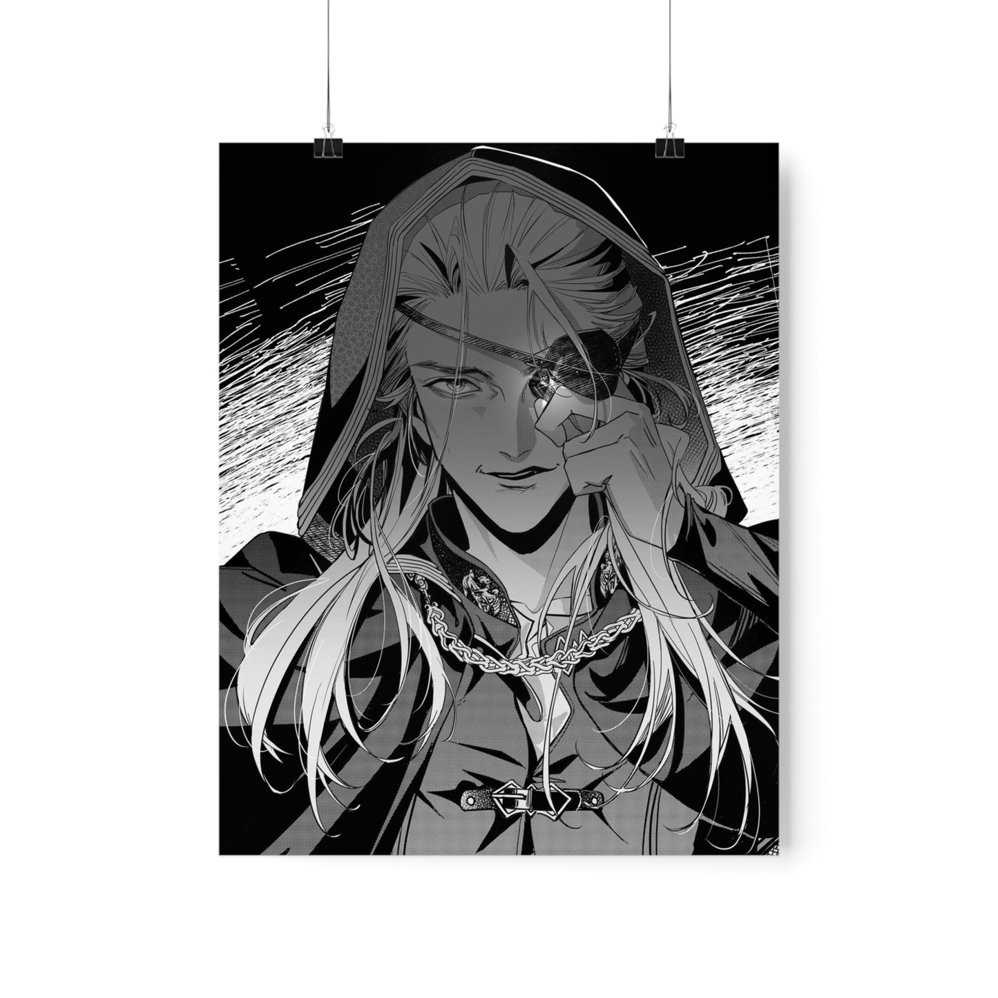 Aemond Targaryen Poster - House of the Dragon Wall Art - Game of Thrones Anime Manga Poster