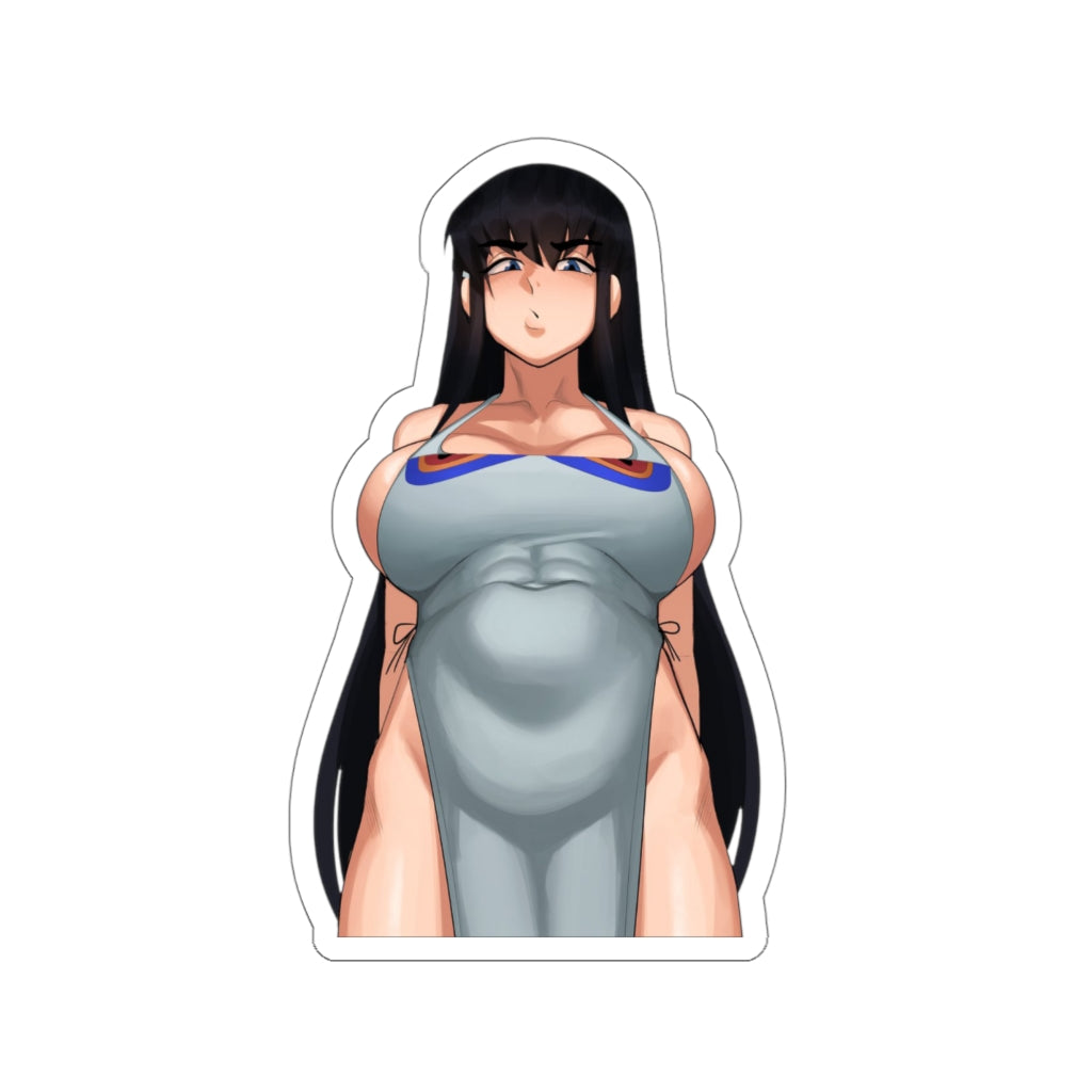 Autocollant imperméable pour tablier sexy Kiryuuin Satsuki Kill La Kill - Autocollant en vinyle Ecchi