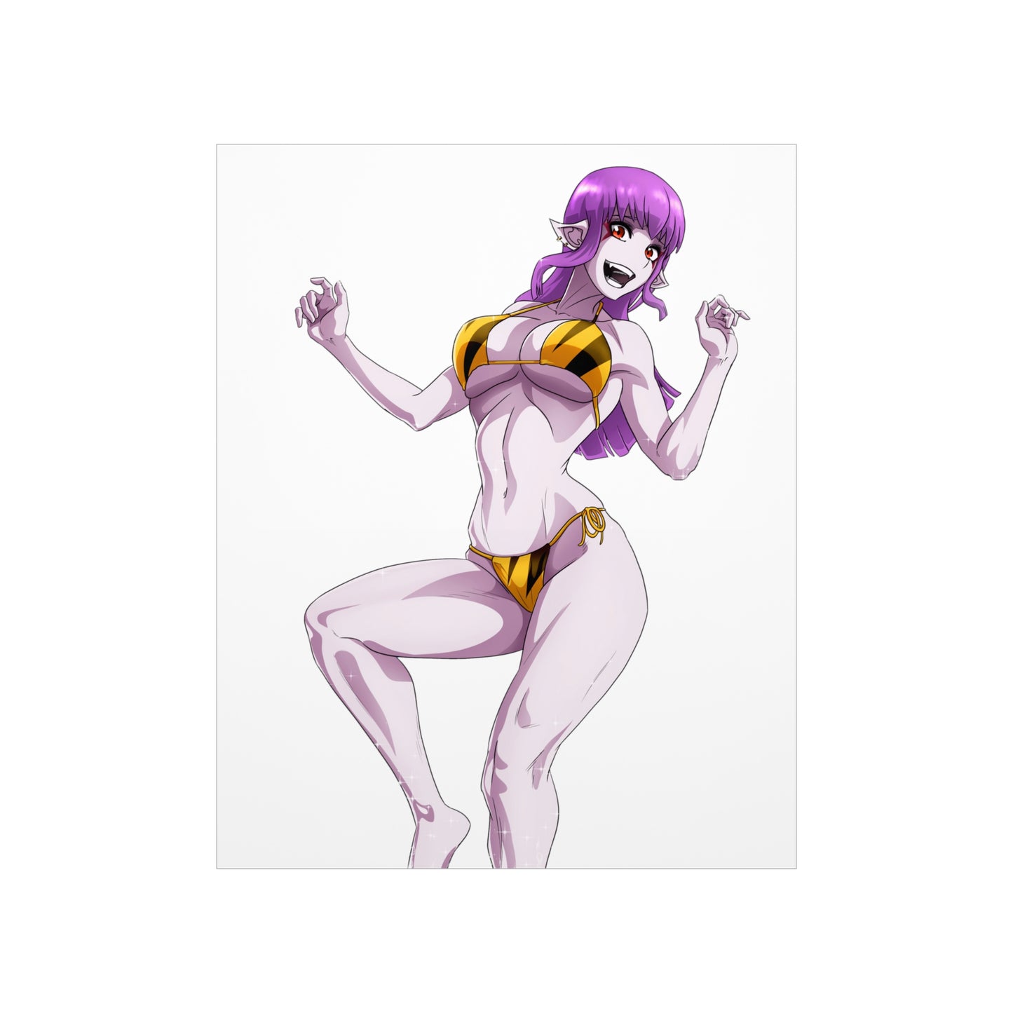 Solo Leveling Poster - Premium Matte Vertical Poster - Esil Radiru Bikini Waifu Ecchi Anime Wall Art Decor