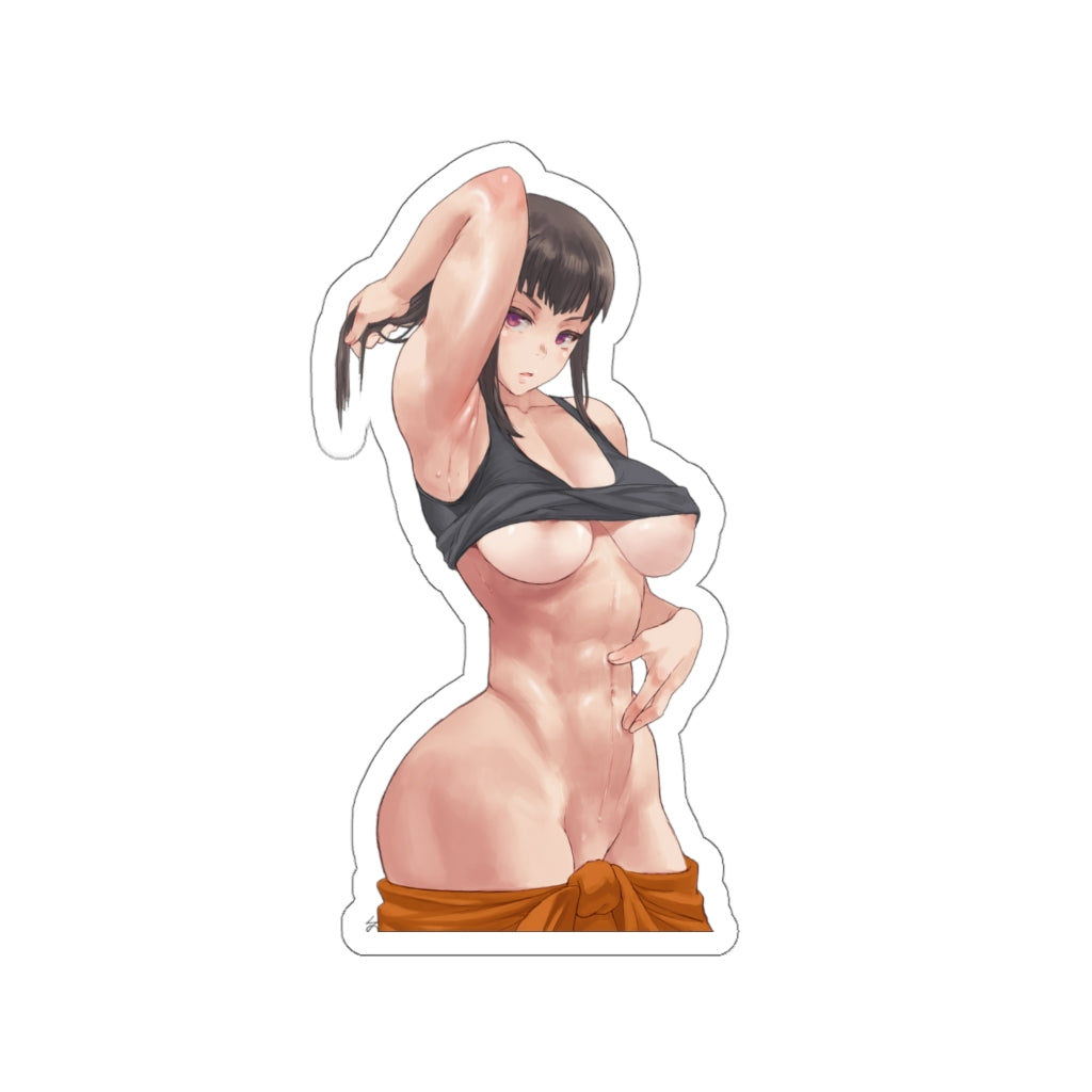 Fire Force Big Sexy Boobs Maki Waterproof Sticker -  Ecchi Vinyl Decal