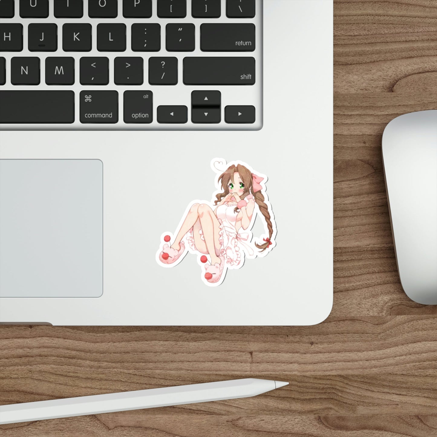 Sexy Aerith Gainsborough FF7 Waterproof Sticker - Weatherproof Vinyl Car Decal