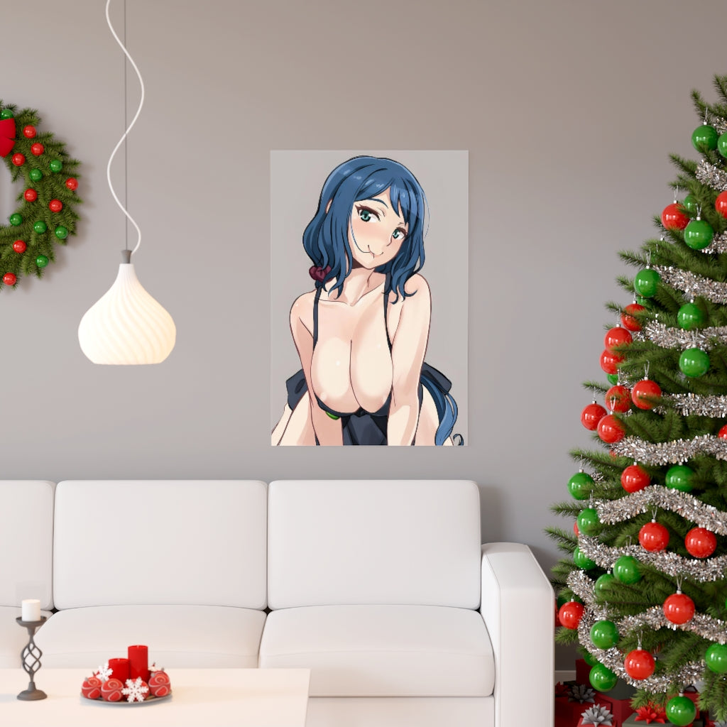 Big Tits Iori Rinko Gundam Ecchi Poster - Lewd Premium Matte Vertical Poster - Adult Wall Art