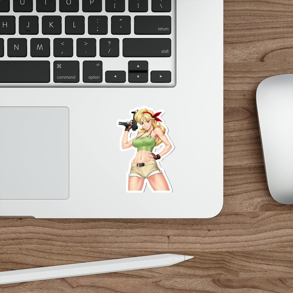 Transformed Blonde Lunch Dragon Ball Waterproof Sticker - Ecchi Vinyl Decal