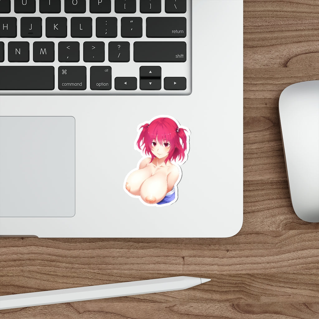 Touhou Koma Onozuka Topless Tits Waterproof Sticker - Ecchi Vinyl Decal