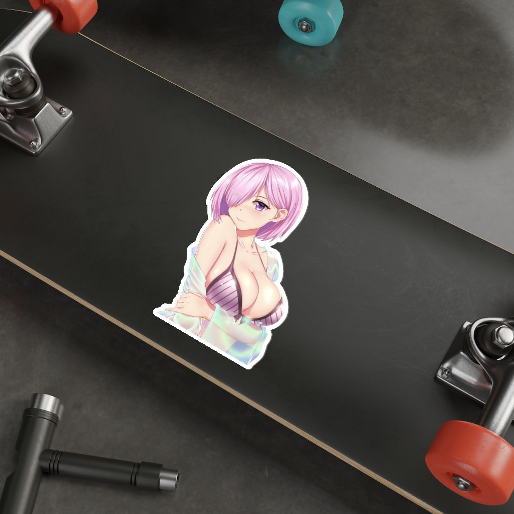 Mash Kyrielight Big Boobs Fate Grand Order Waterproof Sticker - Ecchi Vinyl Decal