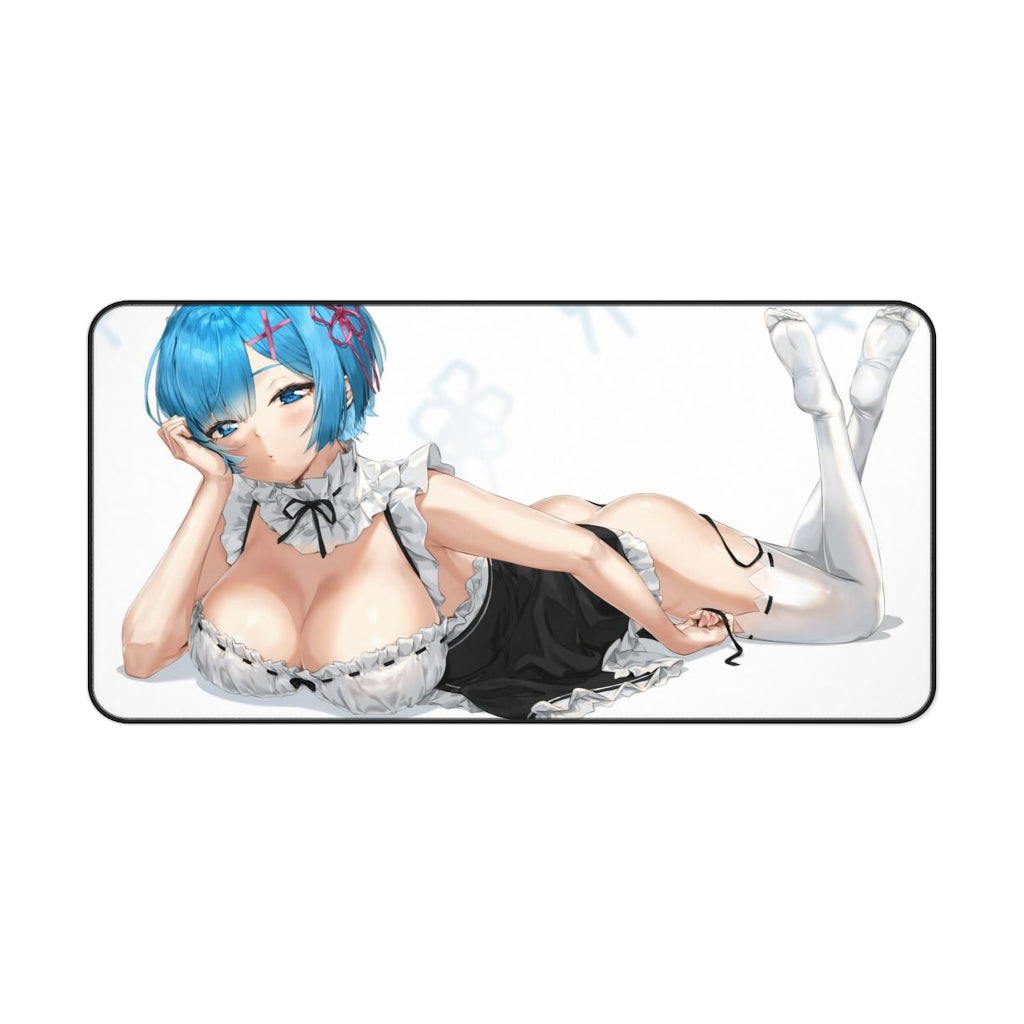 Sexy Maid Rem Re Zero Desk Mat - Non Slip Mousepad