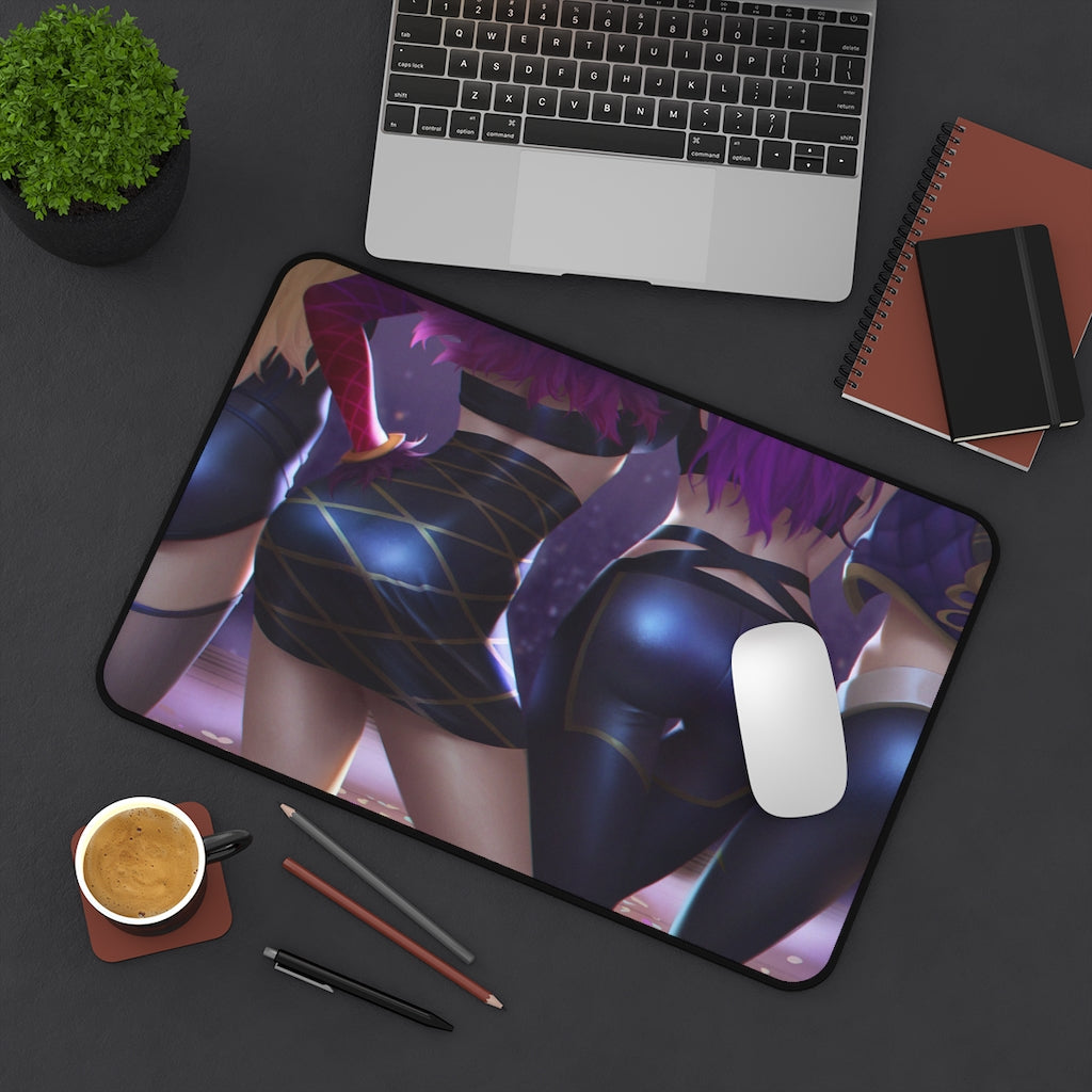 League of Legends Butts Sexy Mousepad - Ecchi Gaming Desk Mat - LoL Cute Butt Playmat