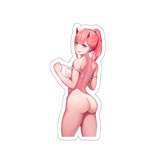 Nude Butt Zero Two Waterproof Sticker - Ecchi Decal - Darling in the Franxx