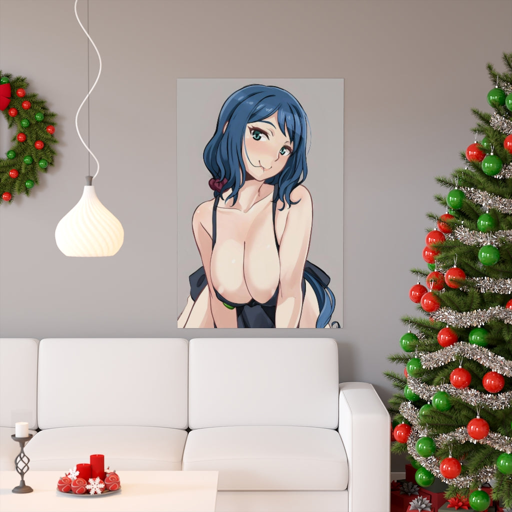 Big Tits Iori Rinko Gundam Ecchi Poster - Lewd Premium Matte Vertical Poster - Adult Wall Art