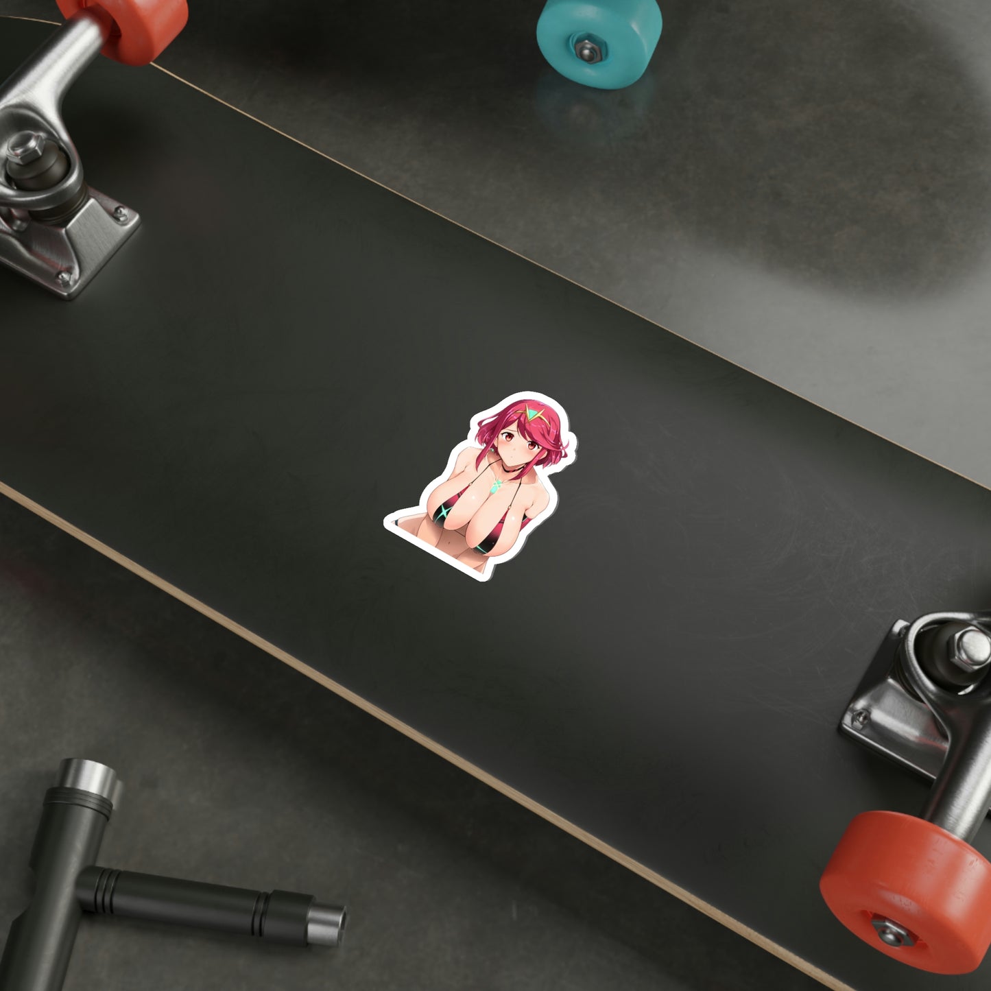 Big Boobs Xenoblade Pyra Waterproof Sticker - Ecchi Vinyl Decal