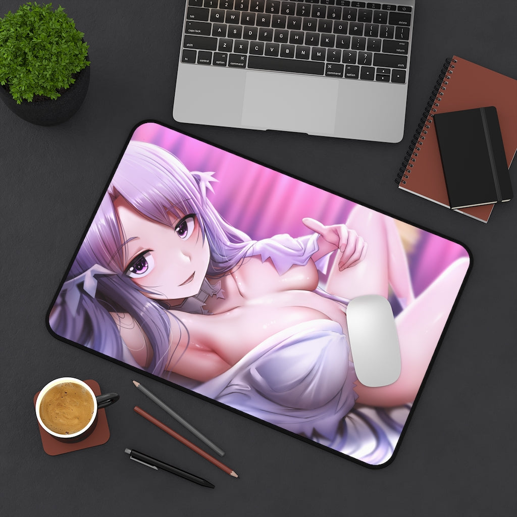 Sword Art Online Anime Mousepad - Big Boobs Quinella Large Desk Mat - Ecchi Mouse Pad