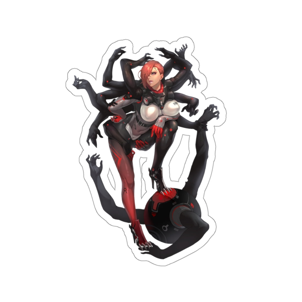 metal gear sexy Metal Gear Rising Sexy Mistral and Dwarf Gekko Waterproof Sticker