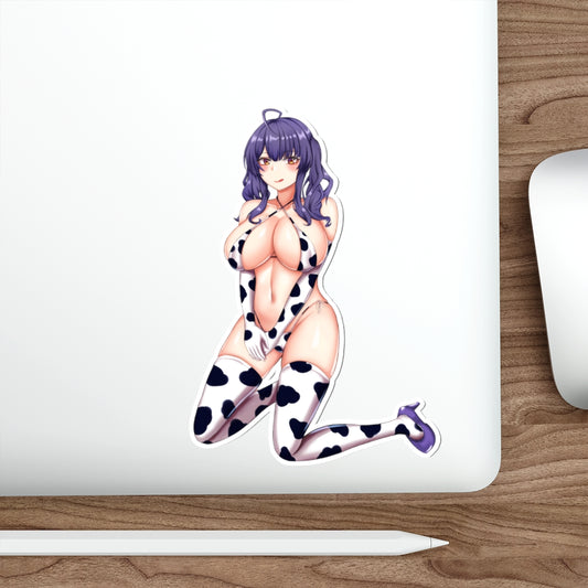 Azur Lane Pola Cow Girl Waterproof Sticker - Ecchi Vinyl Decal