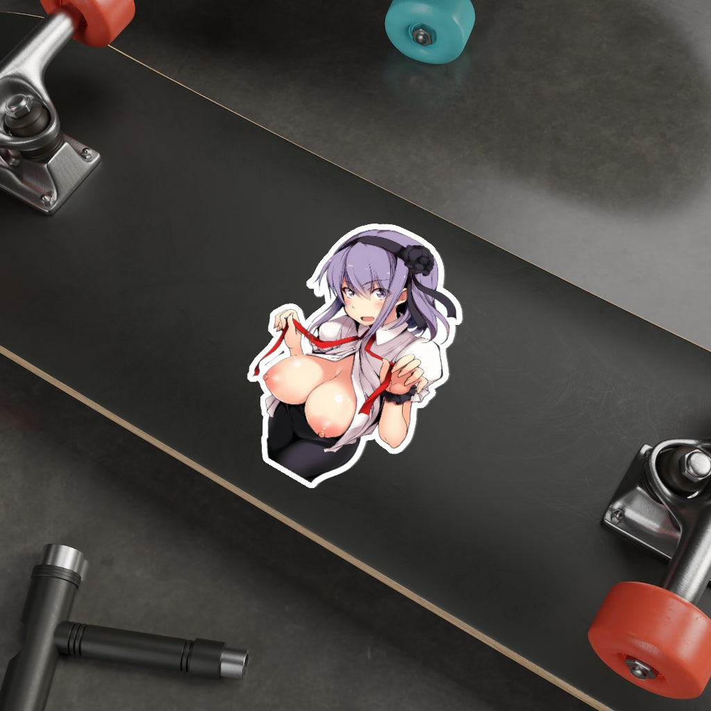 Topless Shidare Hotaru Dagashi Kashi Waterproof Sticker - Ecchi Vinyl Decal