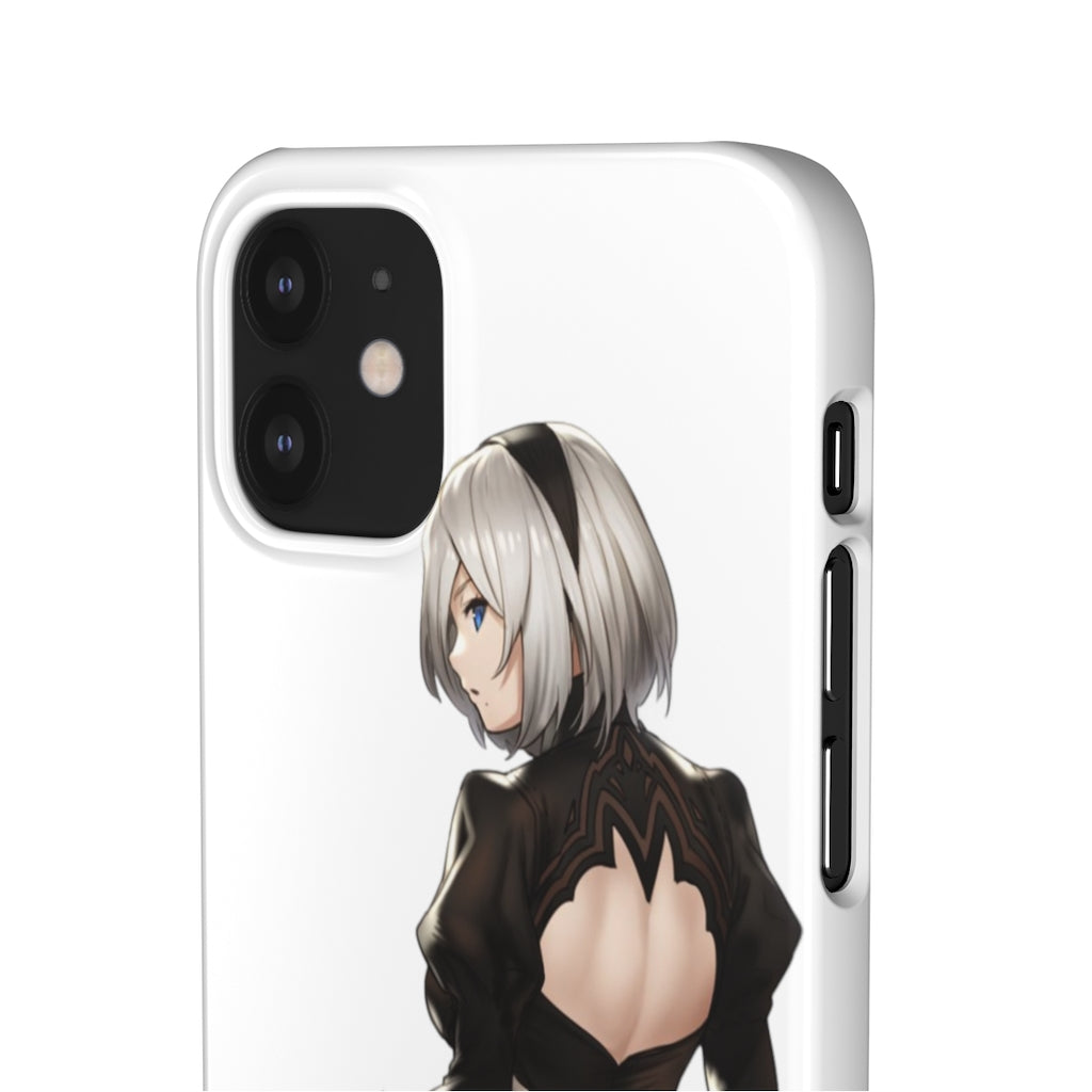 2B Anime Phone Case - Nier Automata Kawaii Aesthetic Snap Case