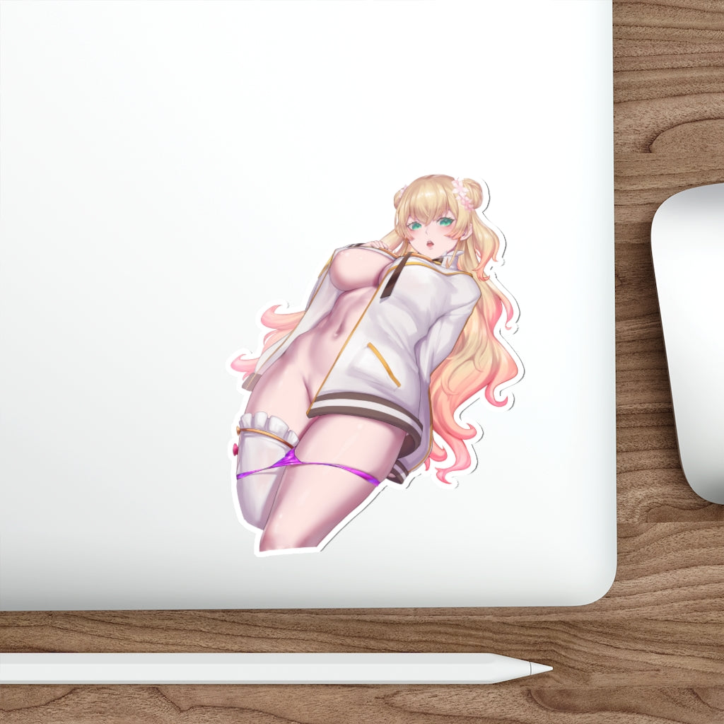 Sexy Momosuzu Nene Hololive Waterproof Sticker - Ecchi Vinyl Decal