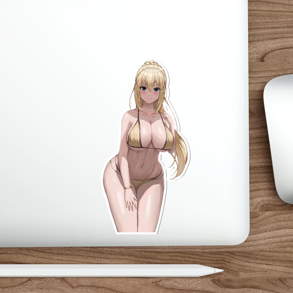 Bikini Thick Darkness KonoSuba Waterproof Sticker - Ecchi Vinyl Decal