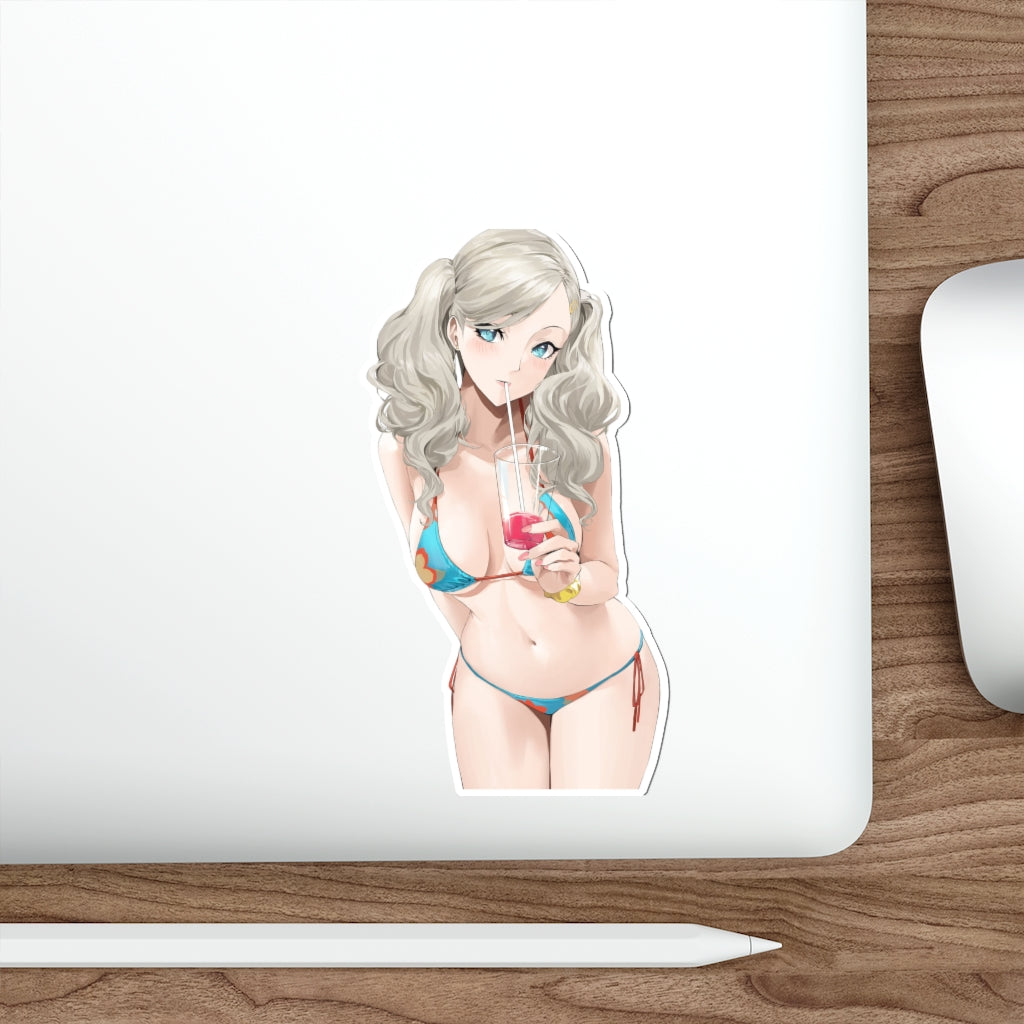 Persona 5 Waterproof Sticker - Ann Takamaki Bikini Ecchi Vinyl Car Decal