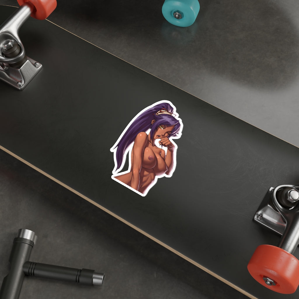 Topless Shihouin Yoruichi Bleach Waterproof Sticker - Ecchi Vinyl Decal