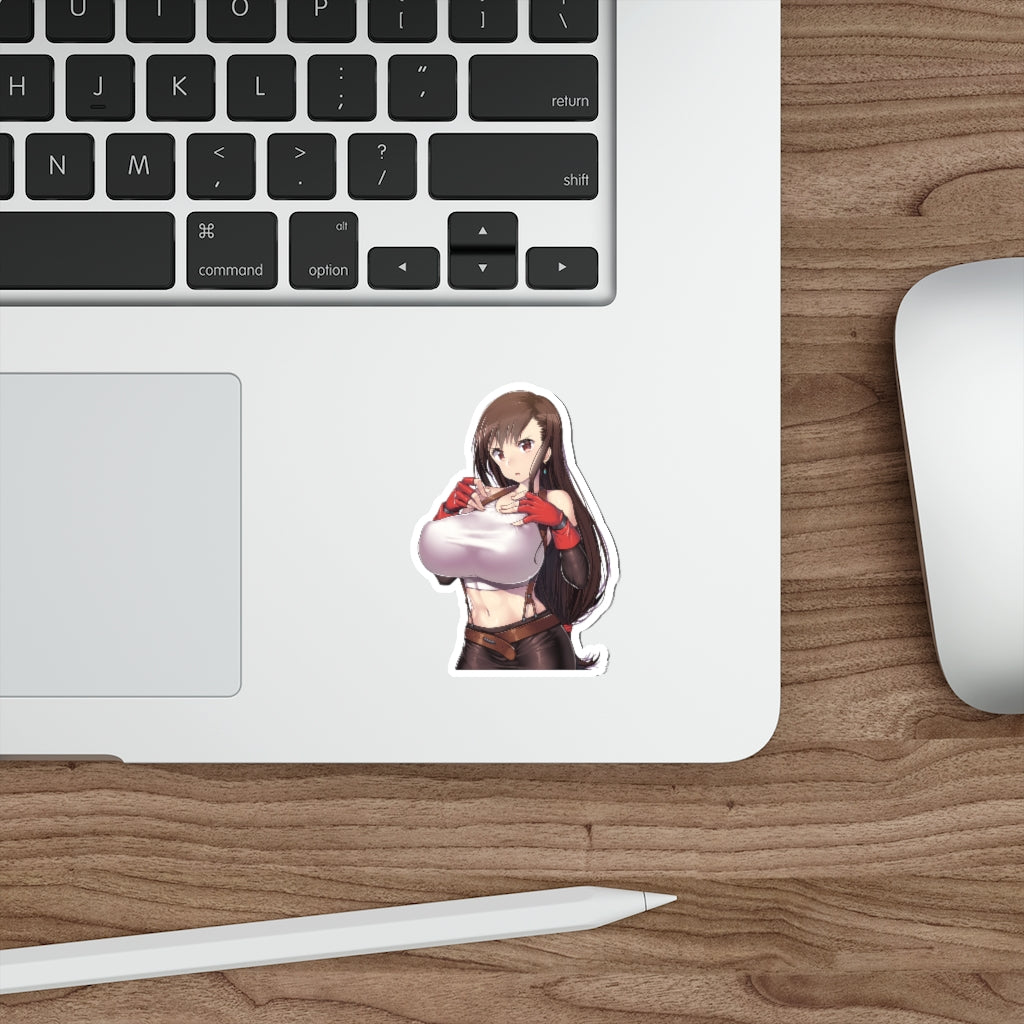 Huge Tifa Tits Waterproof Sticker - Ecchi Vinyl Decal