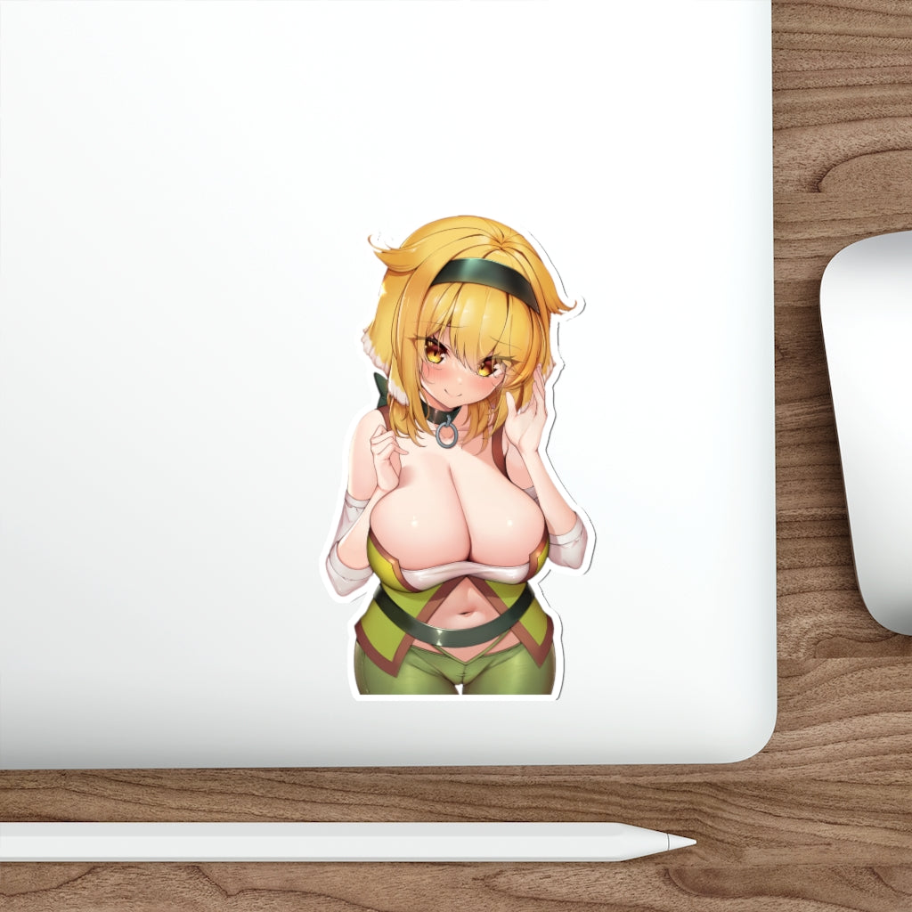 Busty Roxanne Harem in the Labyrinth of Another World Waterproof Sticker - Ecchi Vinyl Decal