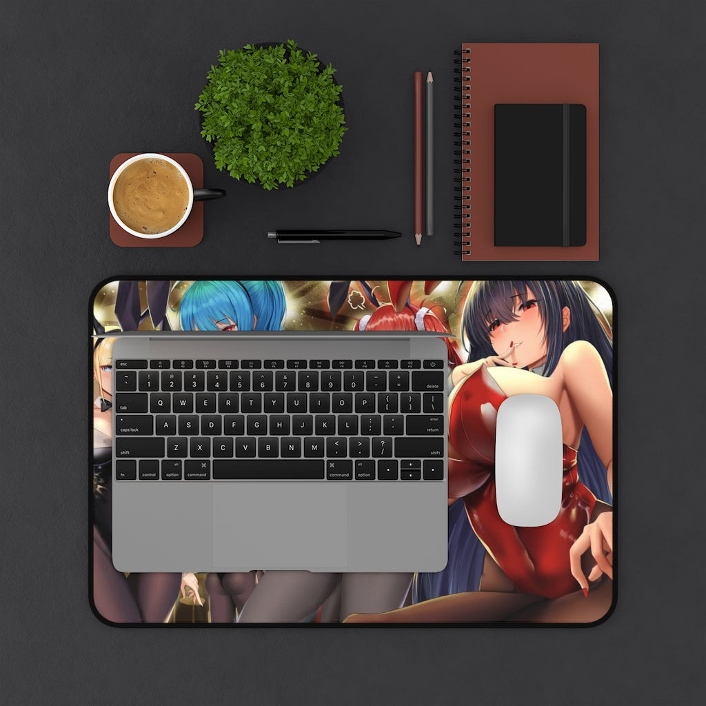 Large Anime Ecchi Desk Mat | Bunny Waifus | Big Gaming Mousepad - MTG Playmat