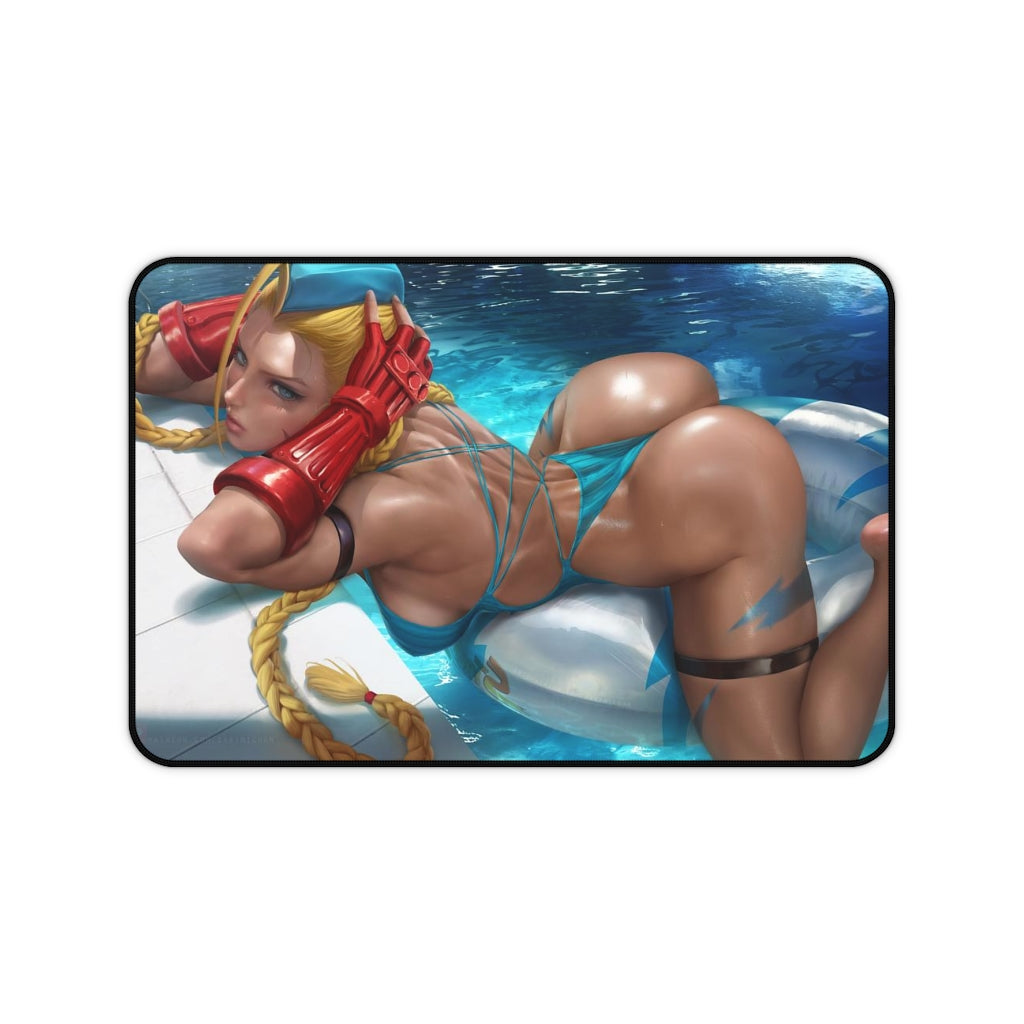 Cammy Bubble Butt Desk Mat - Big Ecchi Gaming Mousepad - MTG Playmat