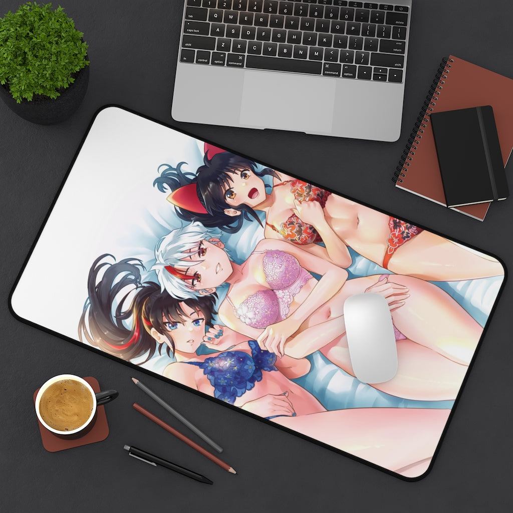 Inuyasha Yashahime Half-Demon Princesses Manga Desk Mat - Anime Mousepad - Sexy Girls Playmat