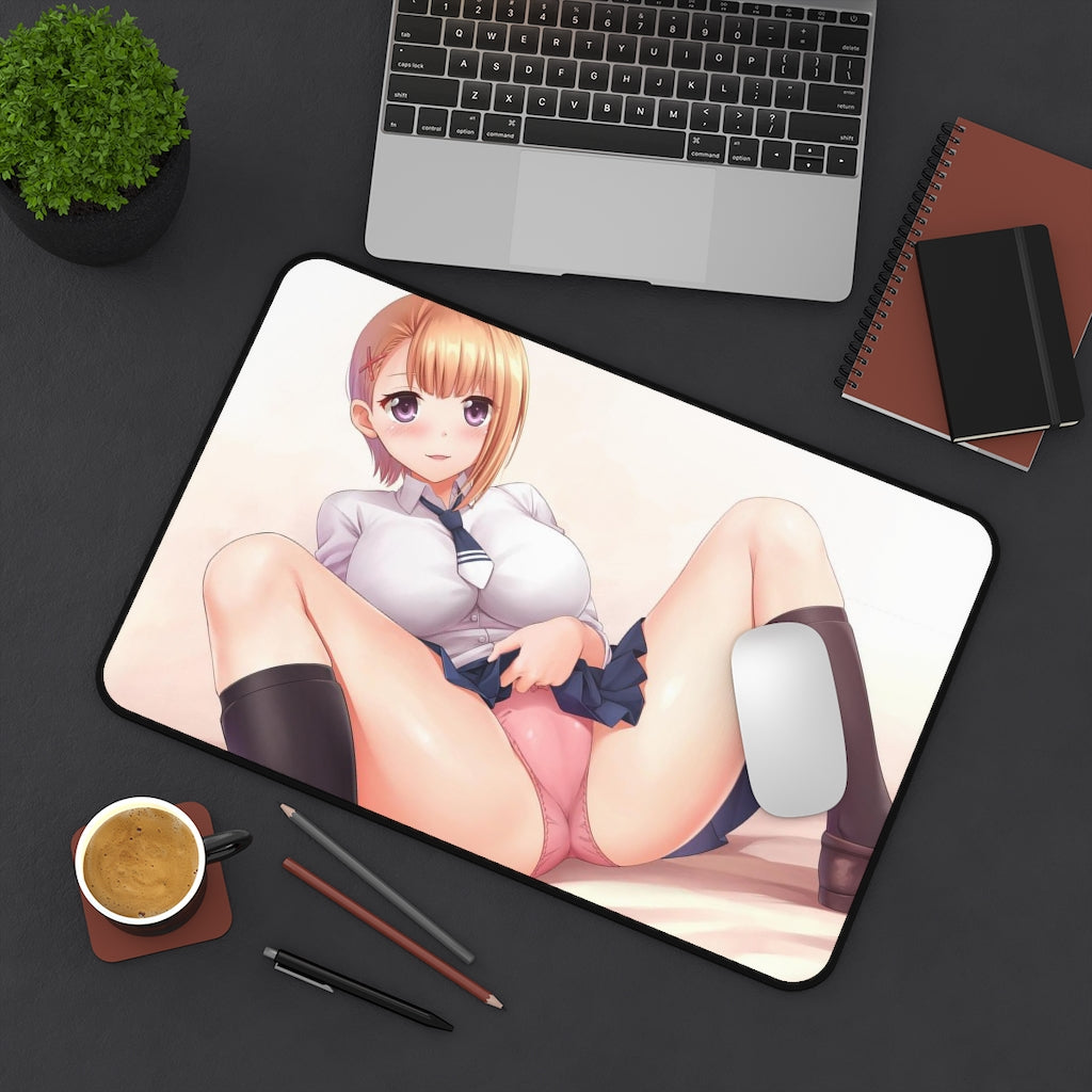 Mieruko-Chan Slice Of Horror Mousepad - Hana Yurikawa Panties Flash - Ecchi Desk Mat