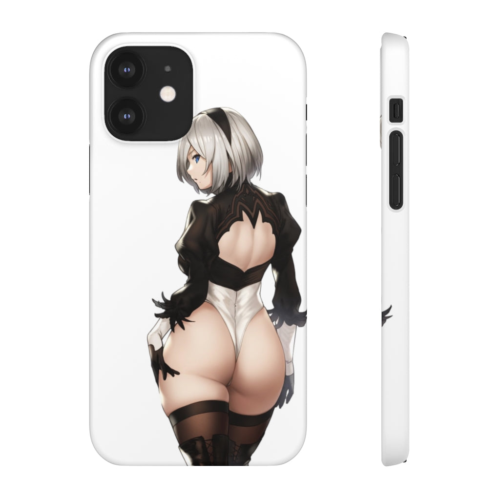 2B Anime Phone Case - Nier Automata Kawaii Aesthetic Snap Case