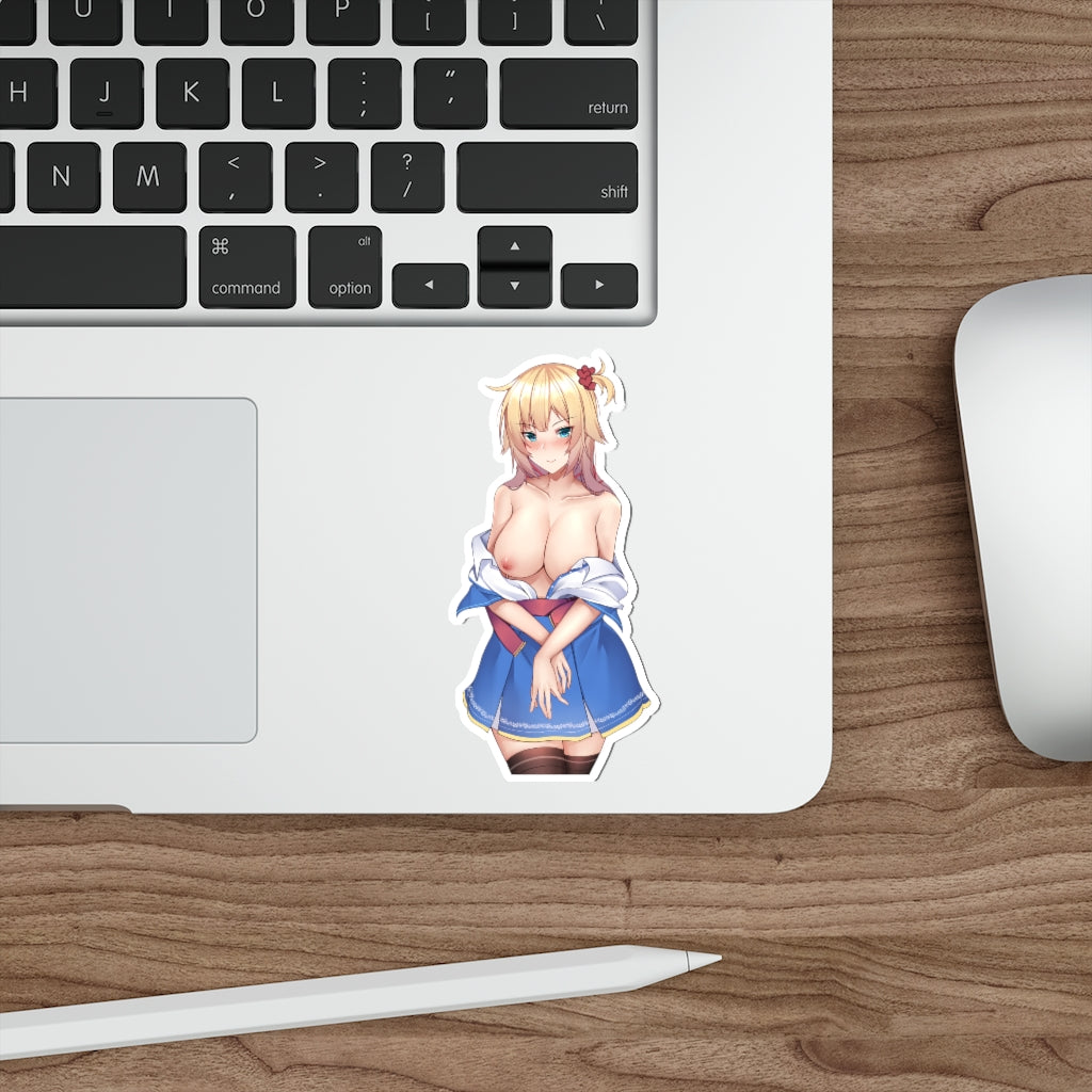 Akai Haato Hololive Waterproof Sticker - Virtual Youtuber Ecchi Vinyl Decal