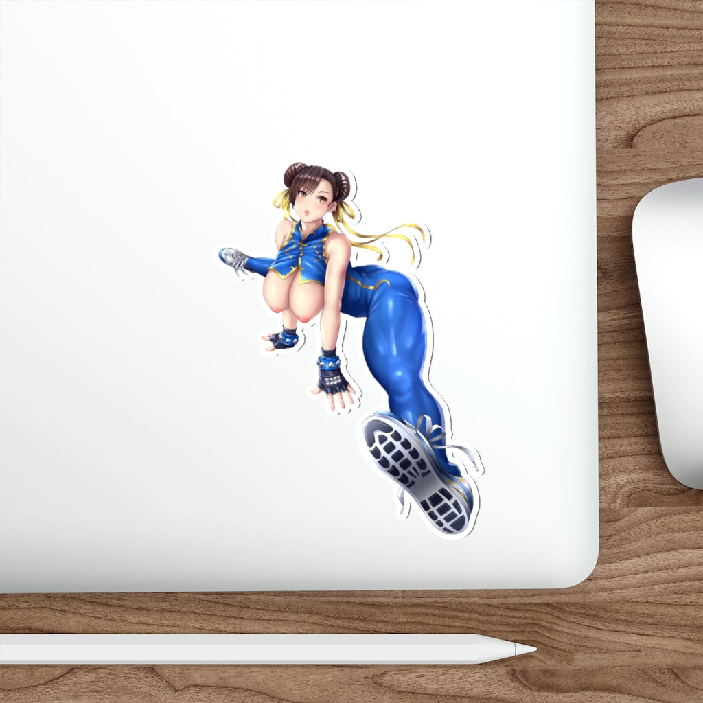 Chun Li Split Ecchi Waterproof Sticker - Vinyl Car Decal