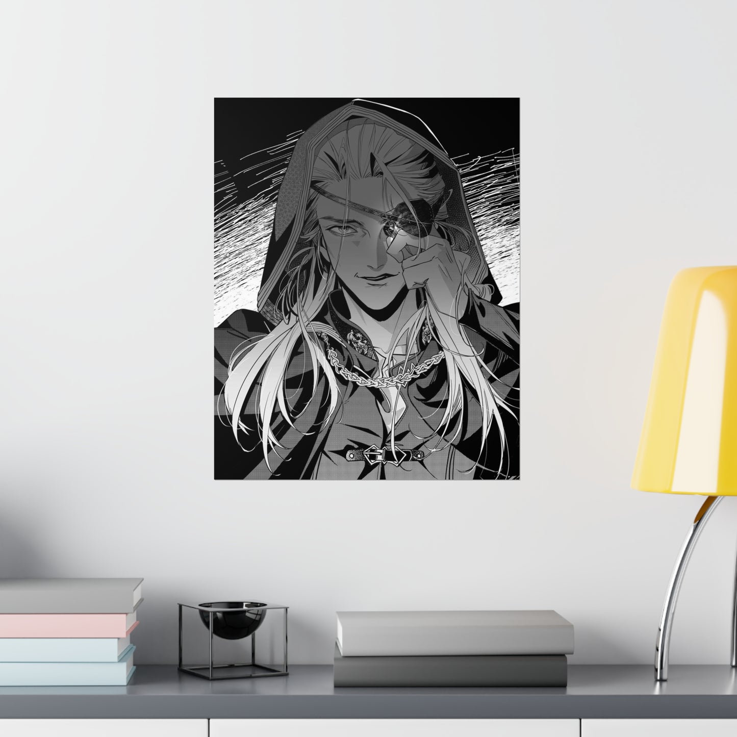 Aemond Targaryen Poster - House of the Dragon Wall Art - Game of Thrones Anime Manga Poster