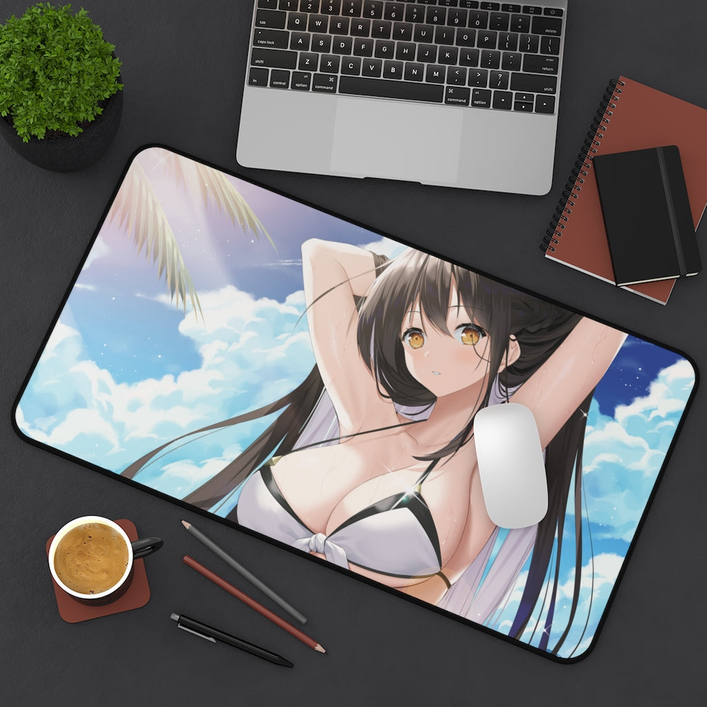 Elsword Sexy Mousepad - Big Boobs Bikini Ara Haan Desk Mat - Ecchi Playmat