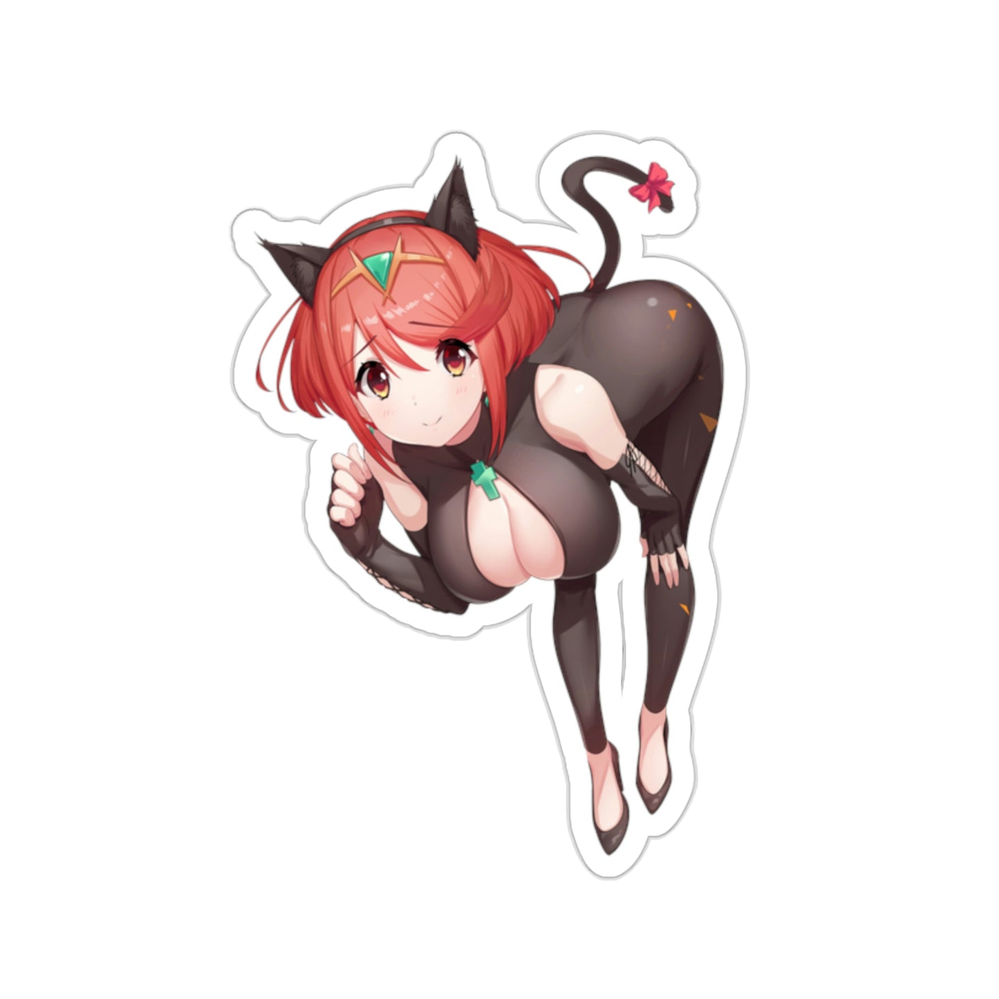 Xenoblade Pyra Cat Girl Bodysuit Waterproof Sticker - Ecchi Vinyl Decal