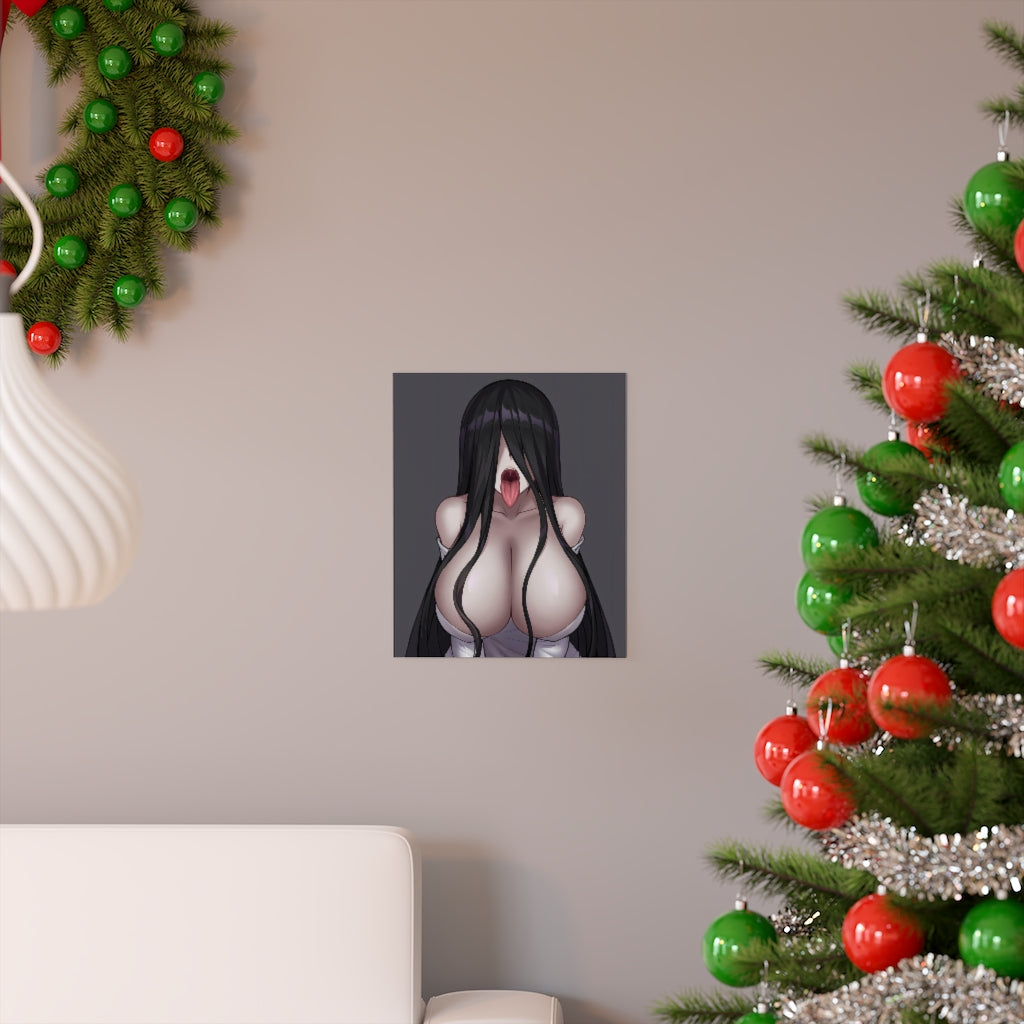 BJ Sadako Big Tits The Ring Hentai Poster - Lewd Premium Matte Vertical Poster - Adult Wall Art