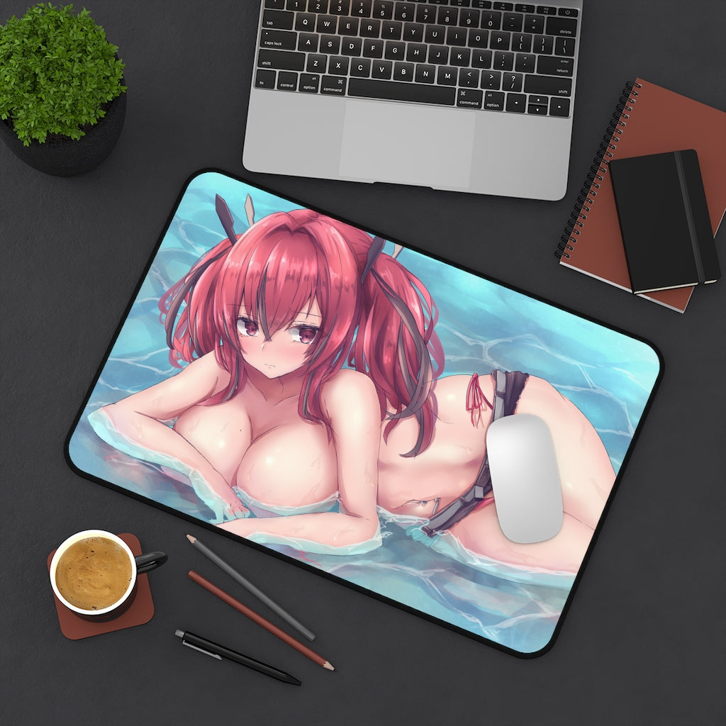 Bremerton Azur Lane Mousepad - Ecchi Large Desk Mat - MTG Playmat