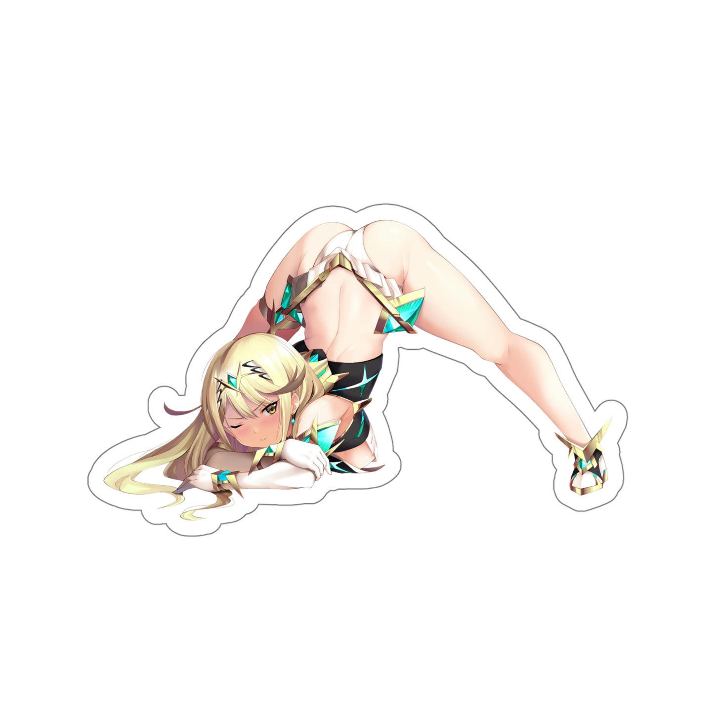 Xenoblade Mythra Jack-o Waterproof Sticker - Ecchi Vinyl Decal