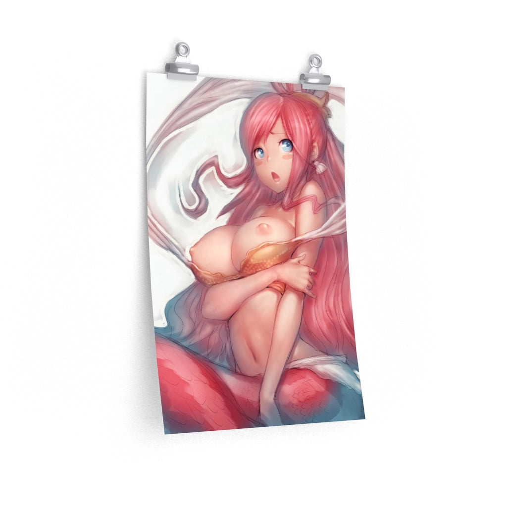 Shirahoshi One Piece Poster - Lewd Premium Matte Vertical Poster - Adult Wall Art