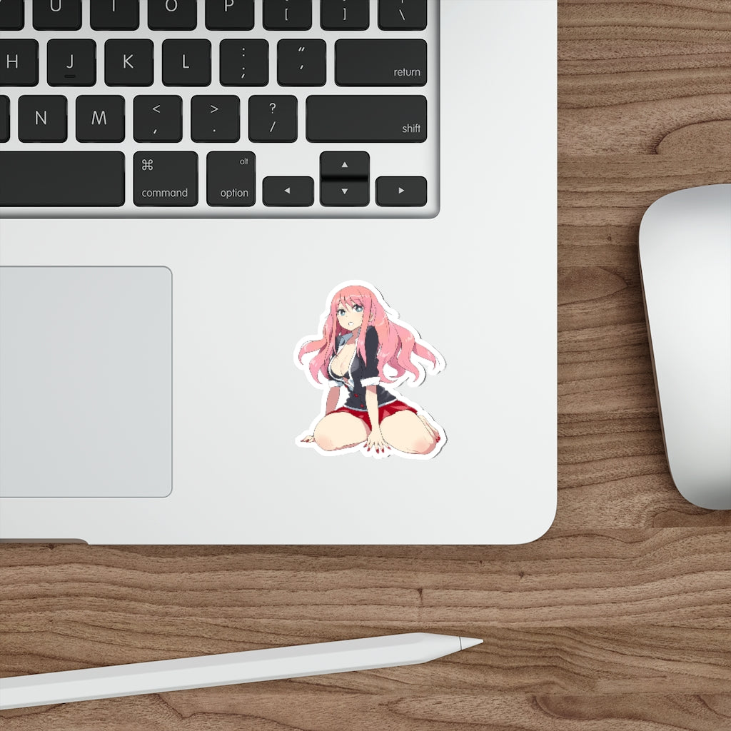 Danganronpa Junko Enoshima Waifu Waterproof Sticker - Ecchi Vinyl Decal