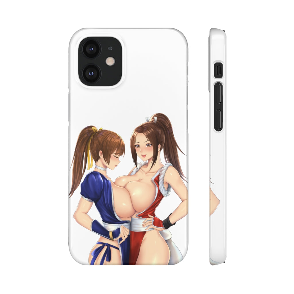 Oppai Anime Phone Case - Kawaii Aesthetic Snap Case - iPhone 13