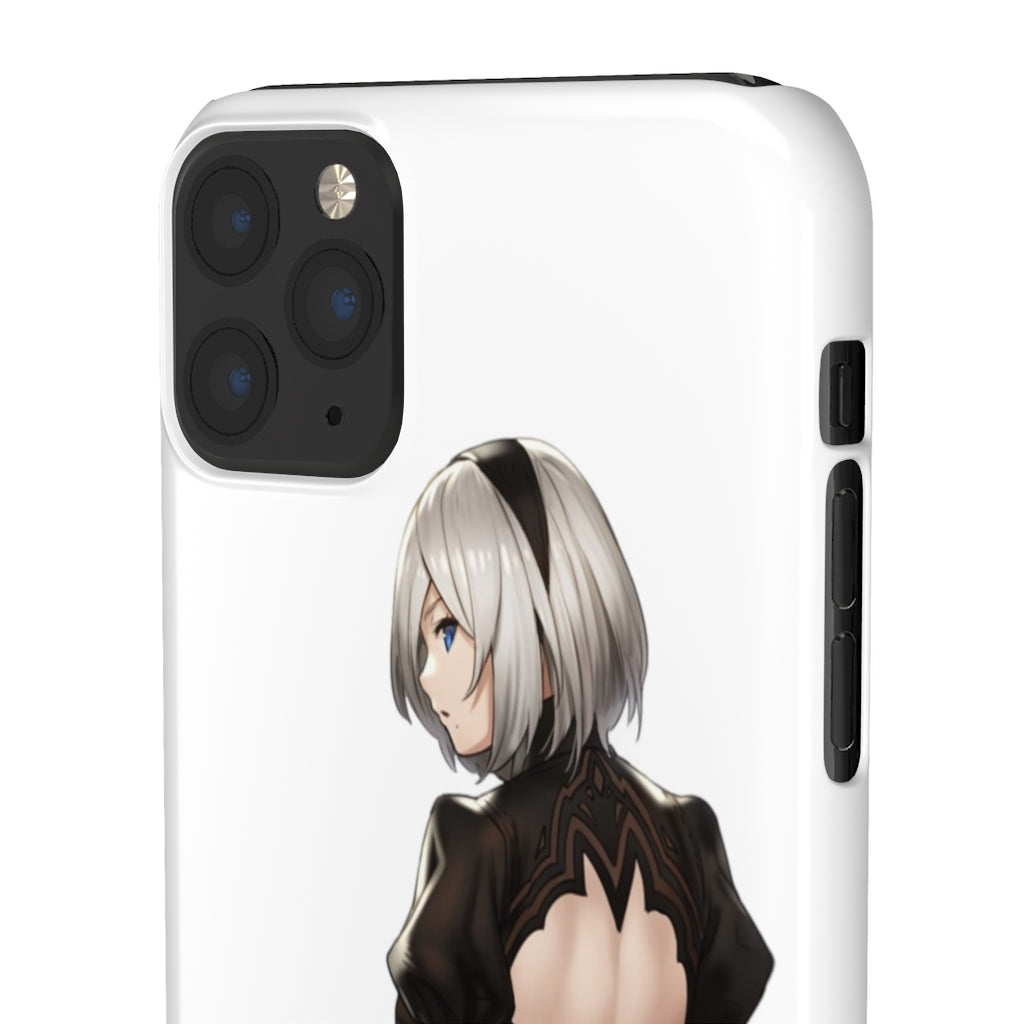 2B Anime Phone Case - Nier Automata Kawaii Aesthetic Snap Case