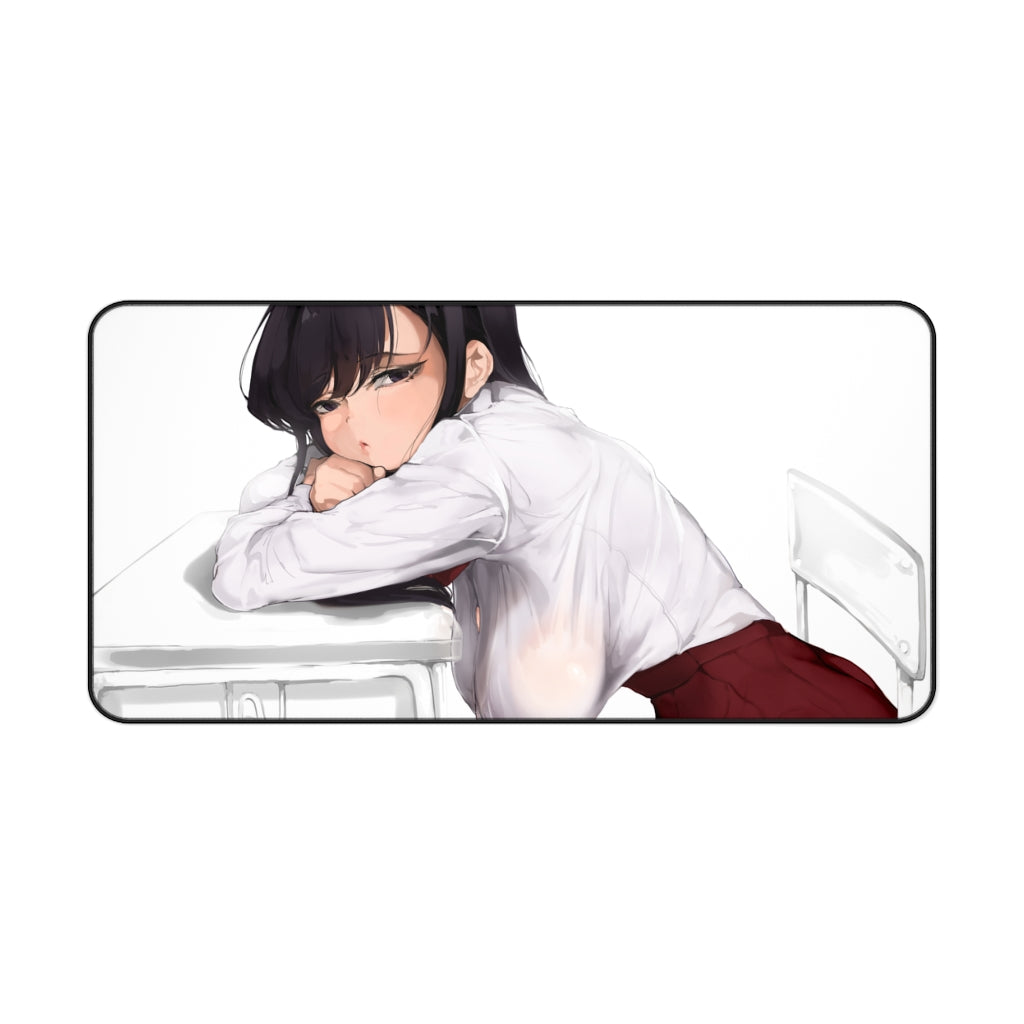 Komi San Sexy Mousepad - Anime Tits Komi Can't Communicate Ecchi Desk Mat - Boobs Playmat