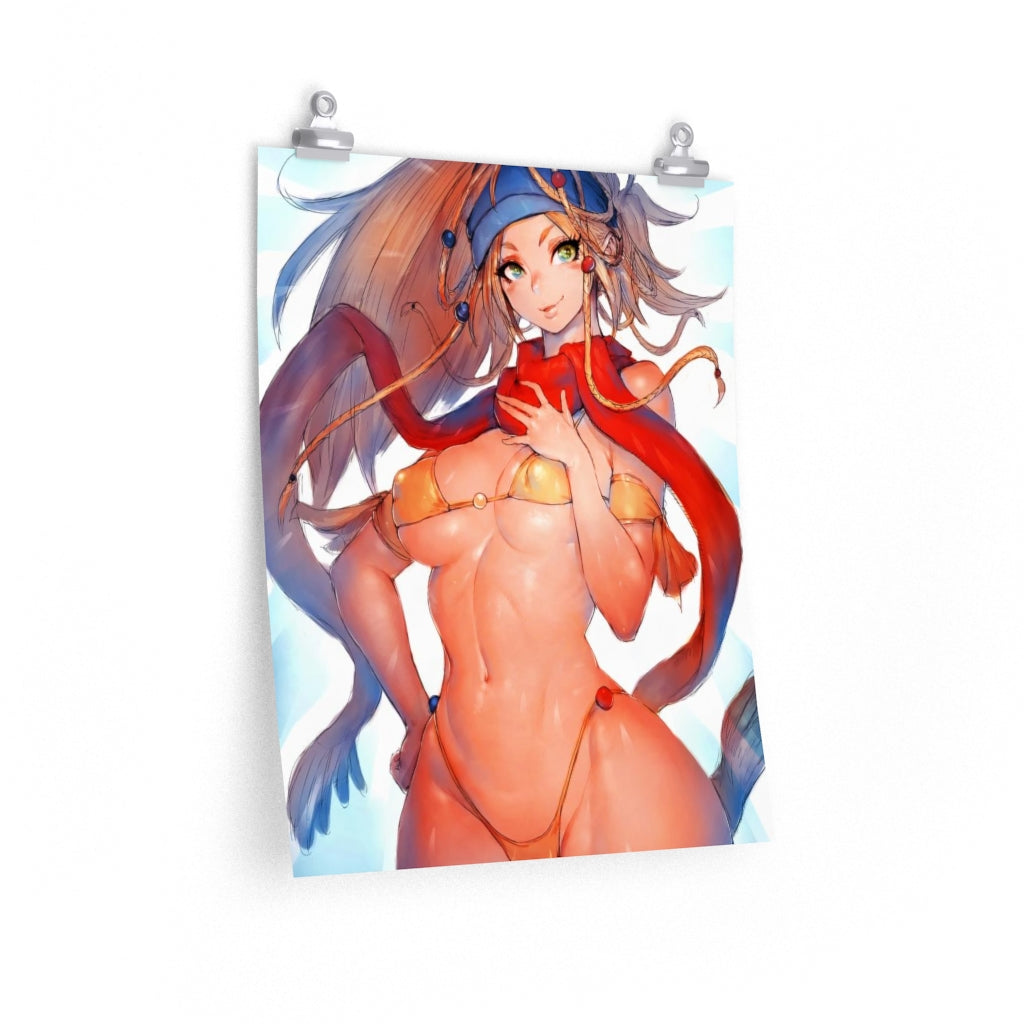 Rikku Final Fantasy X Poster - Lewd Premium Matte Vertical Poster - Adult Wall Art